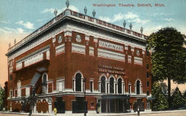 Washington Theatre - 1910 Post Card From Paul